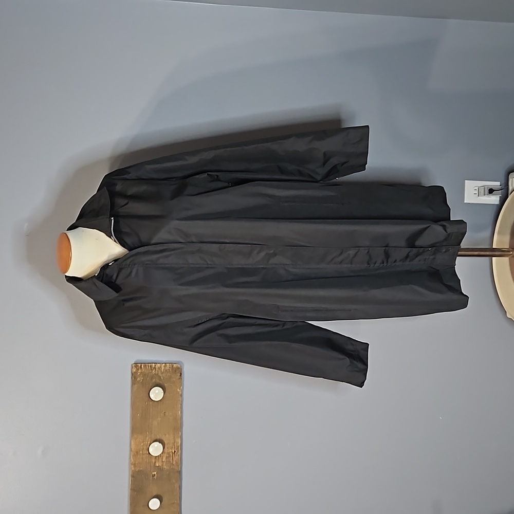 White Stag , black, all weather coat, ladies, size 1X (16W)